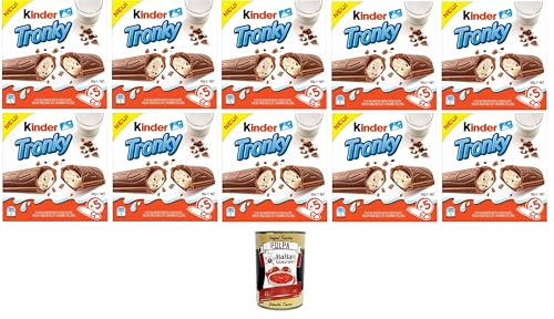 Ferrero Kinder Tronky Kakaowaffel, cremige Milchfüllung mit Keksstücken, 10x 90 g+Italian Gourmet polpa 400g von Italian Gourmet E.R.