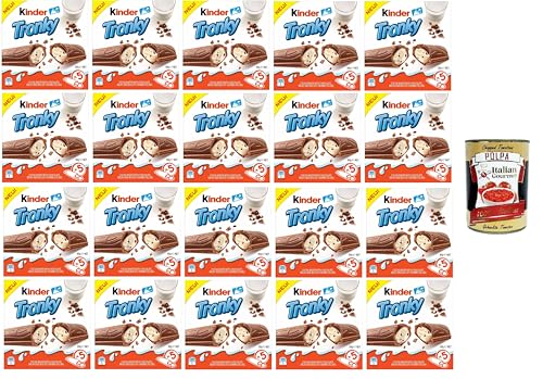 Ferrero Kinder Tronky Kakaowaffel, cremige Milchfüllung mit Keksstücken, 20x 90 g+Italian Gourmet polpa 400g von Italian Gourmet E.R.