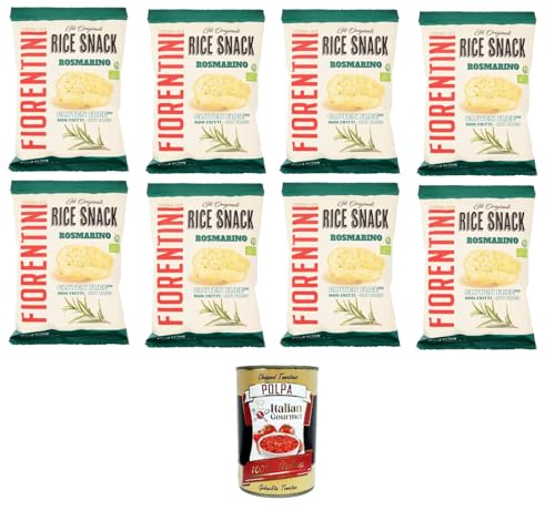 Fiorentini gli Originali Rice Snack Rosmarino the Originals Reissnack Rosmarin 8x 40 g+ Italian Gourmet polpa 400g von Italian Gourmet E.R.