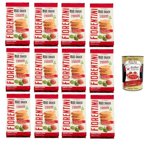 Fiorentini the Originals Maissnack Tomate & Basilikum 12 x 50 g+ Italian Gourmet polpa 400g von Italian Gourmet E.R.