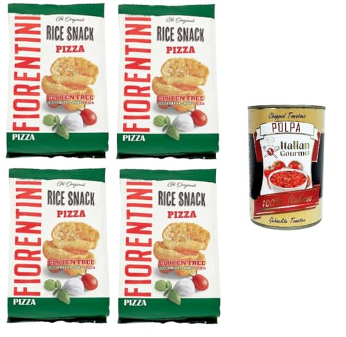 Fiorentini the Originals Reis-Snack-Pizza 4x40 g+ Italian Gourmet polpa 400g von Italian Gourmet E.R.