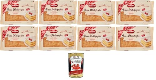 Forno Bonomi Base per Millefoglie Basis für Millefeuille 8x300gr + Italian Gourmet polpa 400g von Italian Gourmet E.R.