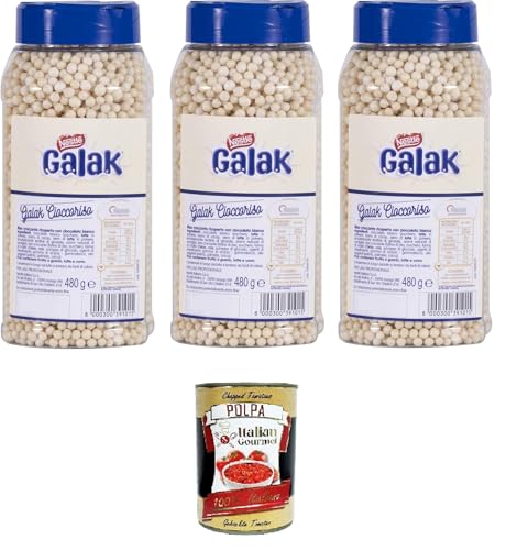 Galak Professionale Cioccoriso Bianco Galak Professionelle weiße Schokolade 3x 480 g+ Italian Gourmet polpa 400g von Italian Gourmet E.R.