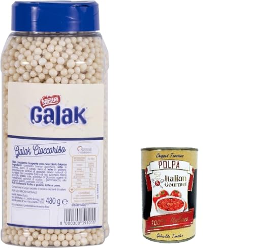 Galak Professionale Cioccoriso Bianco Galak Professionelle weiße Schokolade 480 g+ Italian Gourmet polpa 400g von Italian Gourmet E.R.