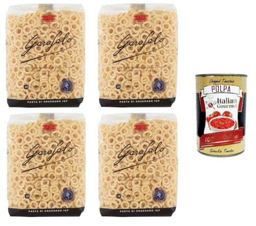 anelli siciliani no. 52-2 pasta di gragnano igp Sizilianische Ringe Nr. 52-2 Gragnano g.g.A.-Nudeln 4x500 g + Italian Gourmet polpa 400g von Italian Gourmet E.R.