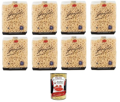 anelli siciliani no. 52-2 pasta di gragnano igp Sizilianische Ringe Nr. 52-2 Gragnano g.g.A.-Nudeln 8x500 g + Italian Gourmet polpa 400g von Italian Gourmet E.R.