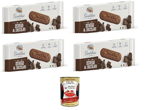 Gentilini Osvego al cioccolato Schokoladen-Osvego 4x 250gr + Italian Gourmet Polpa 400g von Italian Gourmet E.R.