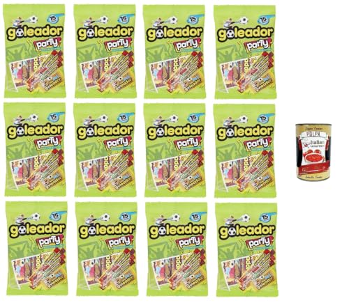 Goleador Party Mix Packung mit 15 Stück 12 x 143gr+ Italian Gourmet polpa 400g von Italian Gourmet E.R.