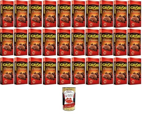 Grisbi Schokoladen Einzeldosispackung mit 2 Keksen Box mit 30 Stück+ Italian Gourmet Polpa 400g von Italian Gourmet E.R.