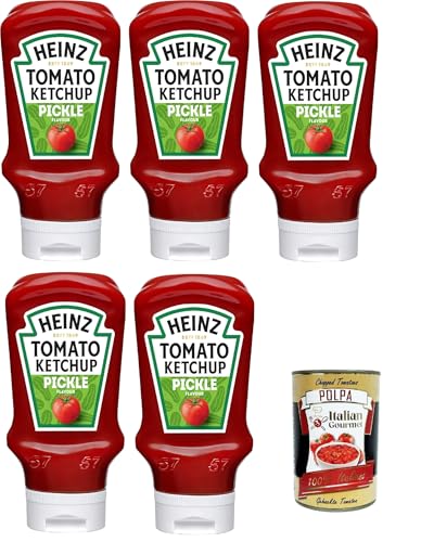 Heinz Pickle, Gewürzgurken-Sauce, 5x 250g + Italian Gourmet polpa 400g von Italian Gourmet E.R.