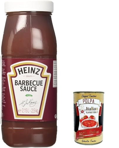 Heinz Salsa Barbecue Fusto Barbecue-Sauce-Fass 2,5 kg+ Italian Gourmet polpa 400g von Italian Gourmet E.R.