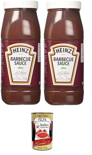 Heinz Salsa Barbecue Fusto Barbecue-Sauce-Fass 2x 2,5 kg+ Italian Gourmet polpa 400g von Italian Gourmet E.R.