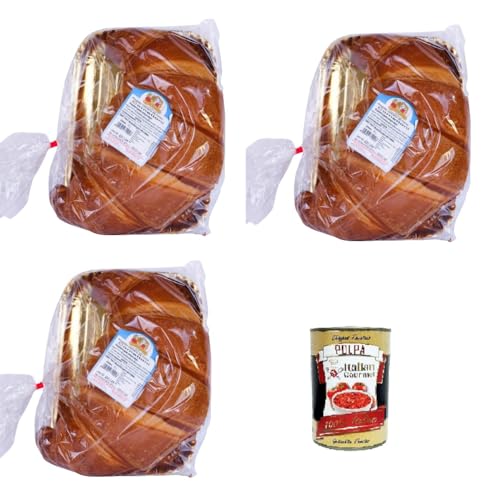 Il Vostro Fornaio- Cornettone CROISSANT Gebackenes Süßwarenprodukt 3x 400Gr + Italian Gourmet polpa 400g von Italian Gourmet E.R.