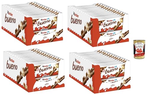 Kinder bueno – Schokoriegel mit Milch-Haselnuss-Creme – 120 Packungen mit je 2 Einzelriegeln (120 x 43 g) + Italian Gourmet polpa 400g von Italian Gourmet E.R.