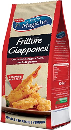 Le Farine Magiche Farina Fritture Giapponesi-Tempura, Aromatische Note, Ideal für Teig, 350 g-Packung von Italian Gourmet E.R.