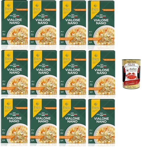 Le Stagioni D'Italia Riso Vialone Nano Reis 12x1kg + Italian Gourmet polpa 400g von Italian Gourmet E.R.