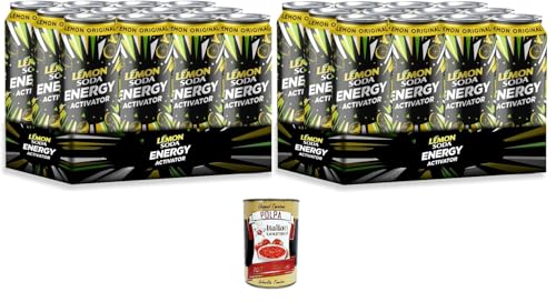 Lemonsoda Energy Activator - Geschmack LEMON ORIGINAL - 24x 330 ml+ Italian Gourmet polpa 400g von Italian Gourmet E.R.