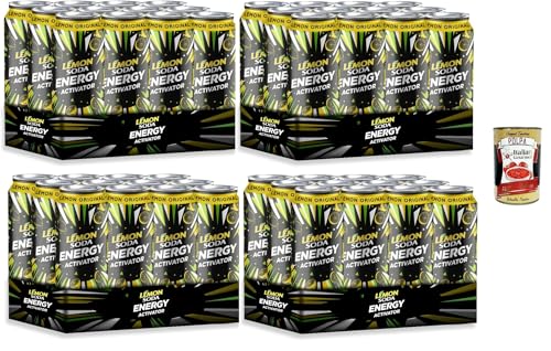 Lemonsoda Energy Activator - Geschmack LEMON ORIGINAL - 48x 330 ml+ Italian Gourmet polpa 400g von Italian Gourmet E.R.