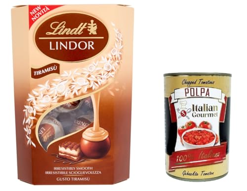 Lindor Pralinen Tiramisu 200 g+ Italian Gourmet Polpa di Pomodoro 400g von Italian Gourmet E.R.