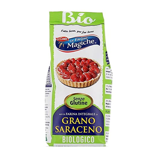 Lo conte Le farine magiche Grano Saraceno Buchweizen 500g Glutenfrei, Volkorn von Italian Gourmet E.R.