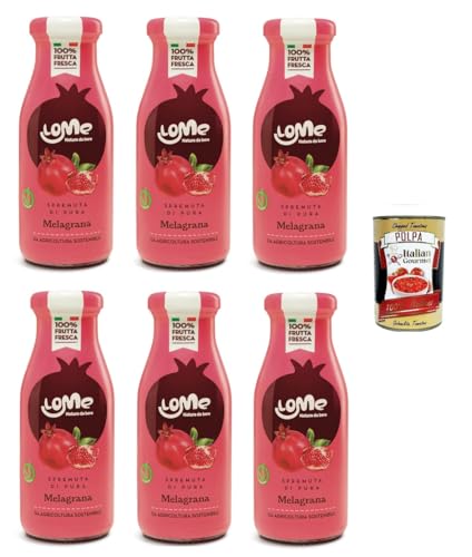 Lome Spremuta Melagrana Granatapfelsaft 6x250ml+ Italian Gourmet polpa 400g von Italian Gourmet E.R.