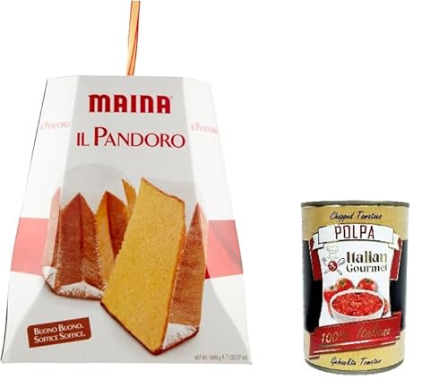 Maina Il Pandoro Classico, Buono buono, Soffice soffice Der klassische Pandoro, gut, gut, weich, weich 1kg+ Italian Gourmet polpa 400g von Italian Gourmet E.R.