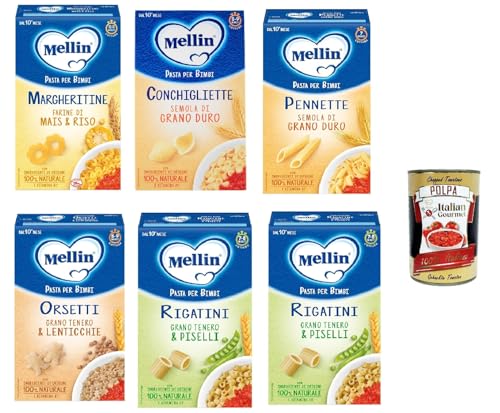 Mellin Pasta testpaket 6x 280g + Italian Gourmet polpa 400g von Italian Gourmet E.R.