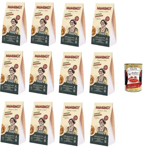 MòMangy- La Gustosa Pasta e Ceci Leckere Pasta und Kichererbsen 12x 200gr + Italian Gourmet polpa 400g von Italian Gourmet E.R.