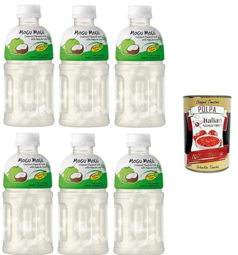 Mogu Mogu bevanda gusto cocco Getränk mit Kokosgeschmack,6x 320 ml+ Italian Gourmet polpa 400g von Italian Gourmet E.R.