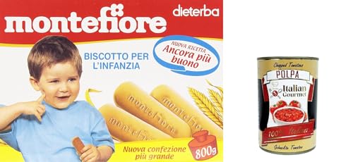 Montefiore Il Biscotto per l'infanzia Der Keks für Kinder 800gr + Italian Gourmet polpa 400g von Italian Gourmet E.R.