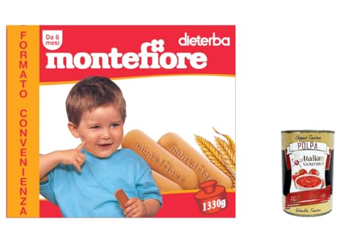 Montefiore Il Biscotto per l'infanzia Der Keks für Kinder Convenience-Format 1330gr+ Italian Gourmet polpa 400g von Italian Gourmet E.R.