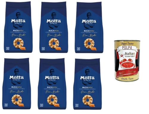 Motta BucaMou con Caramello Mou BucaMou mit Karamell-Mou 6x290gr + Italian Gourmet polpa 400g von Italian Gourmet E.R.