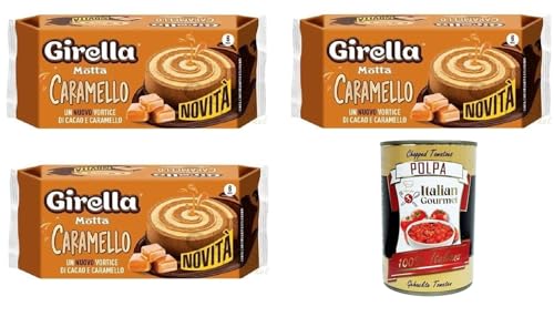 Motta- Girella Caramello, Ein neuer Wirbel aus Karamell und Kakao 3x210gr + Italian Gourmet polpa 400g von Italian Gourmet E.R.