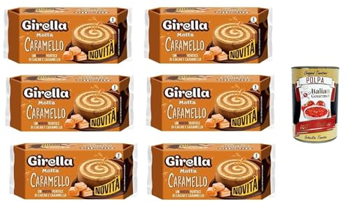 Motta- Girella Caramello, Ein neuer Wirbel aus Karamell und Kakao 6x210gr + Italian Gourmet polpa 400g von Italian Gourmet E.R.