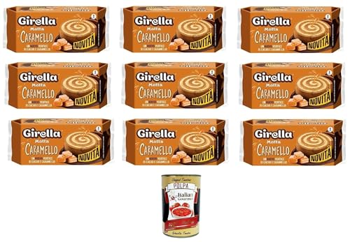 Motta- Girella Caramello, Ein neuer Wirbel aus Karamell und Kakao 9x210gr + Italian Gourmet polpa 400g von Italian Gourmet E.R.