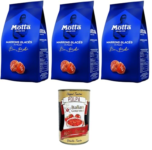 Motta Marron Glacès In pezzi Marrons Glacés in Stücken 3x200gr + Italian Gourmet polpa 400g von Italian Gourmet E.R.