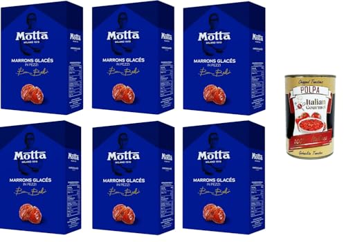 Motta Marron Glacès In pezzi astuccio Marron Glacès In Stücken Karton 6x350gr + Italian Gourmet polpa 400g von Italian Gourmet E.R.