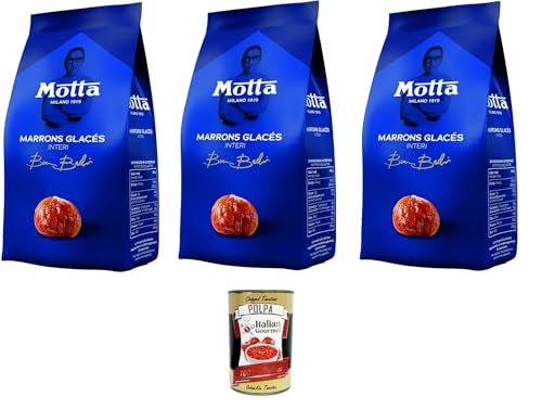 Motta Marron Glacès Interi Ganze Maronen-Glacés 3x130gr + Italian Gourmet polpa 400g von Italian Gourmet E.R.