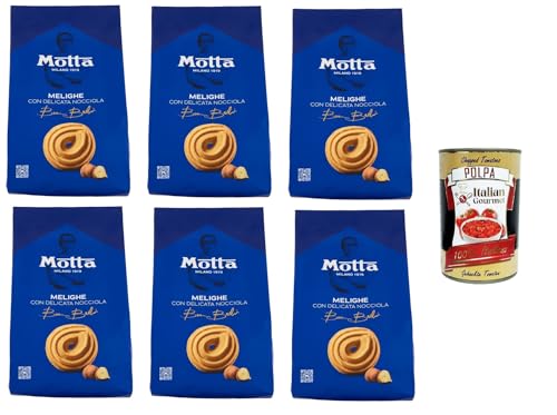 Motta Melighe Con Delicata Nocciola Melinghe mit zarter Haselnuss 6x290gr + Italian Gourmet polpa 400g von Italian Gourmet E.R.