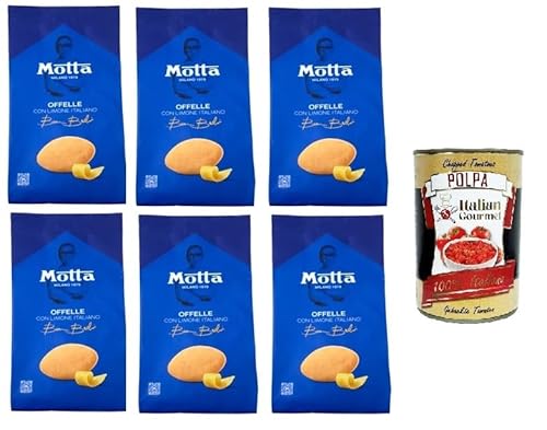 Motta Offelle Con Limone Italiano Offelle mit italienischer Zitrone 6x290gr + Italian Gourmet polpa 400g von Italian Gourmet E.R.