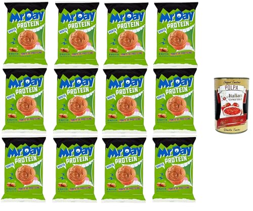 Mr. Day Soft Protein Muffins mit gesalzener Karamellcremefüllung, 12x 252 g+ Italian Gourmet Polpa 400g von Italian Gourmet E.R.