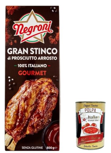 Negroni Gran Stinco di prosciutto Arrosto Große gebratene Schinkenkeule 100% italienischer Gourmet+ Italian Gourmet polpa 400g von Italian Gourmet E.R.