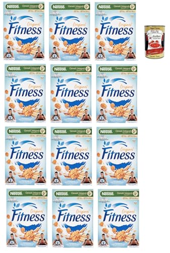 Nestlé Fitness Original Cerealien Vollkorn Weizen und Haferflocken 12x 375g + Italian Gourmet polpa 400g von Italian Gourmet E.R.