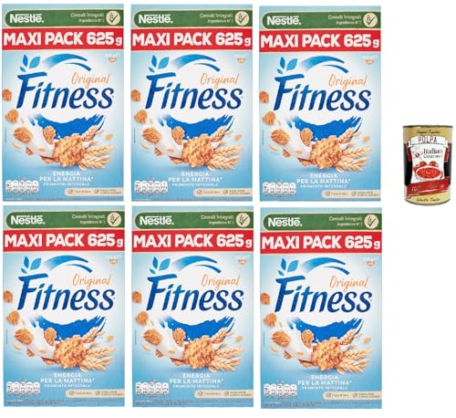 Nestlé Fitness Original Integrali, Cerealien Vollkorn Weizen und Haferflocken 6x 625g + Italian Gourmet polpa 400g von Italian Gourmet E.R.