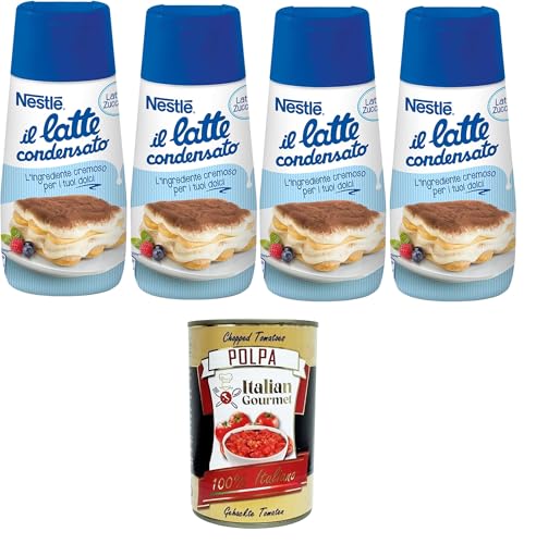 Nestlé il Latte Condensato Zuccherato Gezuckerte Kondensmilch 4x450g+ Italian Gourmet polpa 400g von Italian Gourmet E.R.