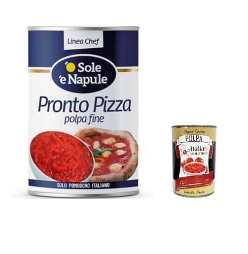 O' Sole e Napule Polpa pronto pizza O' Sole e Napule Polpa Fertigpizza gr. 4050+ Italian Gourmet polpa 400g von Italian Gourmet E.R.