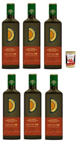 Olitalia, Olio Extravergine di Oliva, I Dedicati Carne, Natives Olivenöl extra für Fleischgerichte, 6x 500ml + Italian Gourmet polpa 400g von Italian Gourmet E.R.