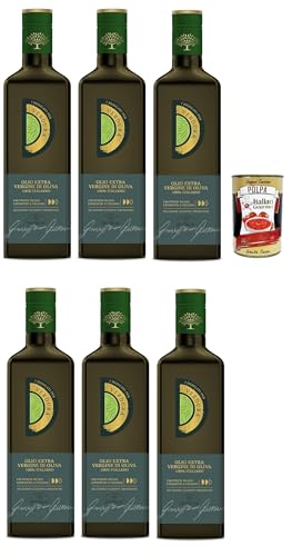 Olitalia, Olio Extravergine di Oliva, I Dedicati Verdure, Natives Olivenöl extra für Gemüse, 6x 500ml + Italian Gourmet polpa 400g von Italian Gourmet E.R.