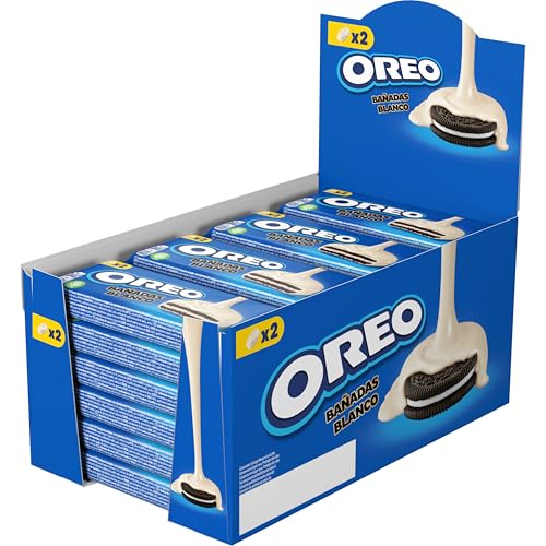 Oreo Bañadas, Kekse mit weißer Schokoladenbeschichtung - 24 x 41 g von Oreo