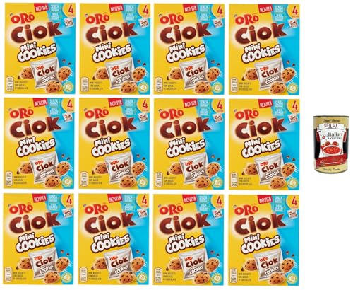 Oro Saiwa- Oro Ciock MiniCoockies Mini-Schokoladenkekse 12x 160gr + Italian Gourmet polpa 400g von Italian Gourmet E.R.